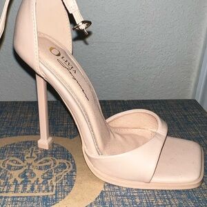 Olivia Blush Pink Stiletto Heels